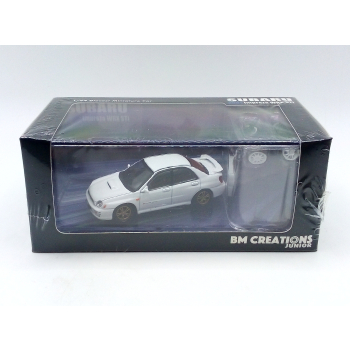 Subaru Impreza WRX 2001 LHD white - skala 1:64 - BM Creation